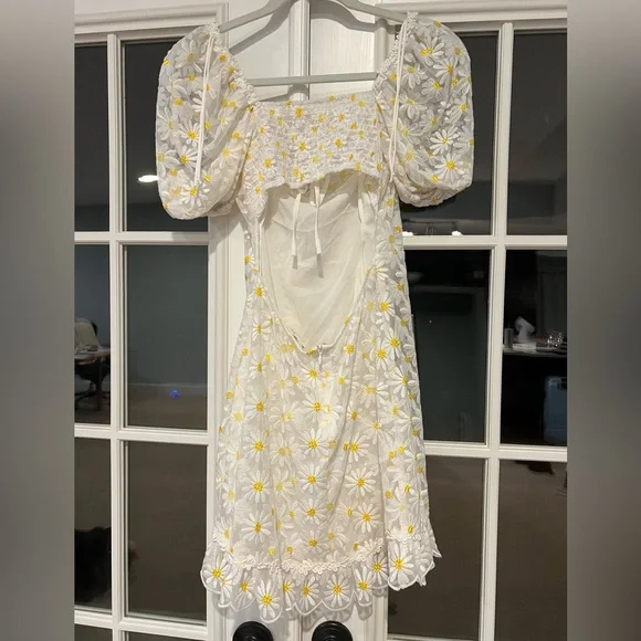 For Love And Lemons Brulee Daisy Mini Dress - Picture 9 of 10